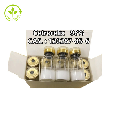 Kemasan Botol Celine 10mg/Botol Cetrorelix 98% Serbuk Cas 120287-85-6