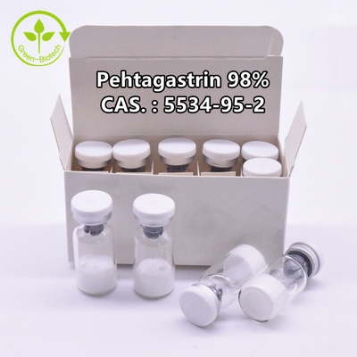 98% Cas 5534-95-2 Pentagastrin Powder 10 Mg/Botol