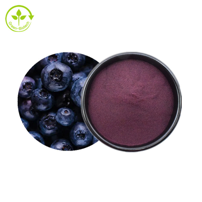 Antosianin 25% Buah Blueberry Bubuk Bulk Ekstrak Tanaman Alami Bubuk