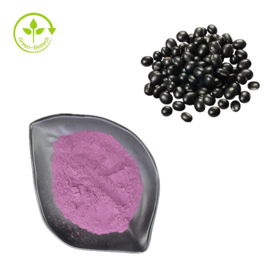 Natural 25% Anthocyanins Powder Black Bean Skin Peel Hull Extract