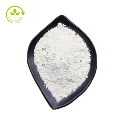 Massal Putih CAS 501-36-0 Anti Penuaan 99% Trans Resveratrol Bubuk Resveratrol