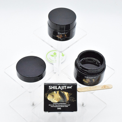 100% resin Shilajit murni dengan asam fulvic yang kaya, Himalaya Shilajit Resin
