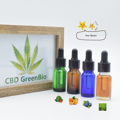 Golden 10ml CBD Minyak Spektrum Penuh 5% -30% Membantu Perawatan Kesehatan Tidur