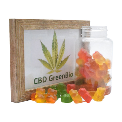 Ekstrak Rami GMP CBD Bear Gummy Mood Meningkatkan Vitamin E Vitamin B