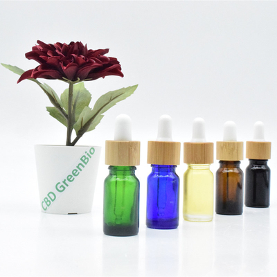 Sativa Leaf Flower CBD Tincture Oil Pain Control 10ml 20ml Hitam Botol Kaca Penetes Minyak CBD