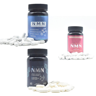 1000mg 1500mg Kapsul NMN Suplemen Label Pribadi Kosher GMP
