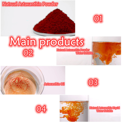 CAS 7542-45-2 1% - 10% Serbuk Astaxanthin Untuk Perawatan Sehat