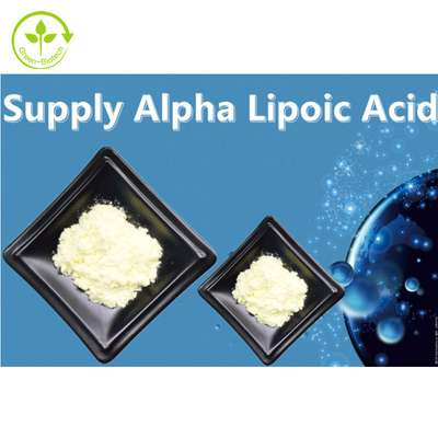 Alpha Lipoic Acid CAS 1077-28-7 Bahan Baku Bubuk Asam Alpha Lipoic