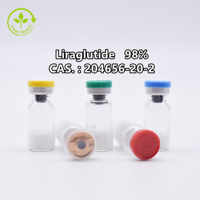 Cas 204656-20-2 98% Liraglutide Powder GLP-1 Analog Kemasan Botol Penisilin