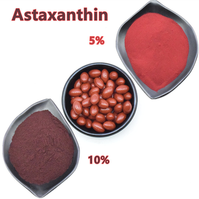 100% Aditif Pakan Ikan Bubuk Astaxanthin Alami Murni / Grade Kosmetik