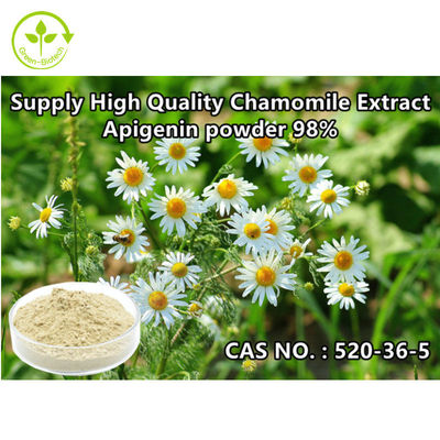 CAS 520-36-5 Ekstrak Tumbuhan Alami Ekstrak Chamomile Bubuk Apigenin 98%