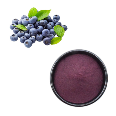 Pasokan Massal Ekstrak Blueberry Organik 99% Beku Bubuk Blueberry Kering