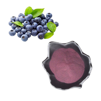 100% Konsentrat Murni Beku Buah Kering Bubuk Jus Blueberry Segar Ekstrak Blueberry Bubuk Blueberry Massal