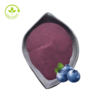 25kg/Drum Tanaman alami Ekstrak 1% - 25% Antosianin Bubuk Ekstrak Blueberry Bubuk
