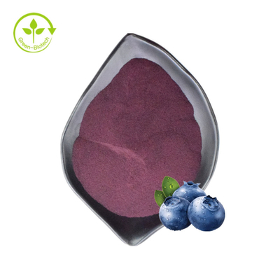 25kg/Drum Tanaman alami Ekstrak 1% - 25% Antosianin Bubuk Ekstrak Blueberry Bubuk