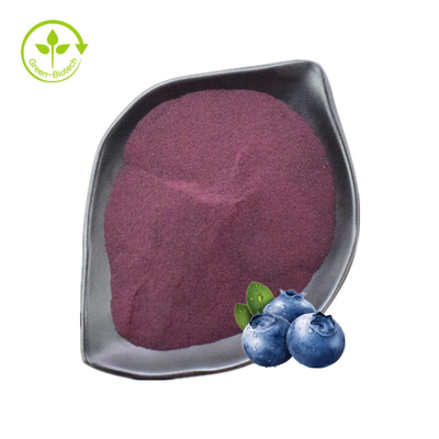 Blueberry Extract Powder 25% Anthocyanidins Suplemen makanan organik murni