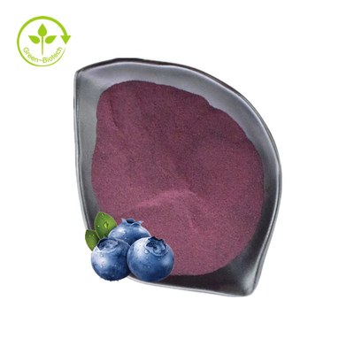Blueberry Extract Powder 25% Anthocyanidins Suplemen makanan organik murni
