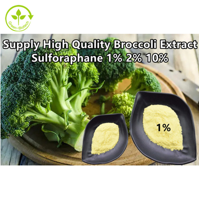 Alami 1% 10% Bubuk Glukoraphanin Ekstrak Biji Brokoli Bubuk Sulforaphane