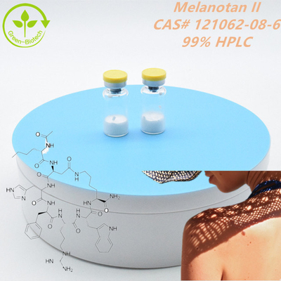 990, 9% Melanotan-II Peptida Bangunan Tubuh Bubuk Lyophilized 10mg/ Vial