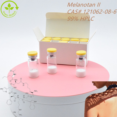 Organic Melanotan II Untuk Memanaskan Semprotan Hidung Memanaskan Kulit 10mg