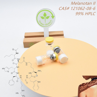 Top Grade 20mg Melanotan II Peptida Bangunan Tubuh Bubuk Lyophilized
