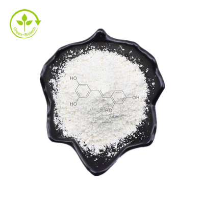 Pasokan Pabrik Resveratrol Kelas Kosmetik 99% Resveratrol Putih Murni Bubuk