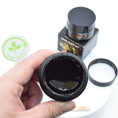 Resin Shilajit Alami 30g 50g OEM Label Pribadi Shilajit Suplemen Ekstrak Tanaman Fermentasi