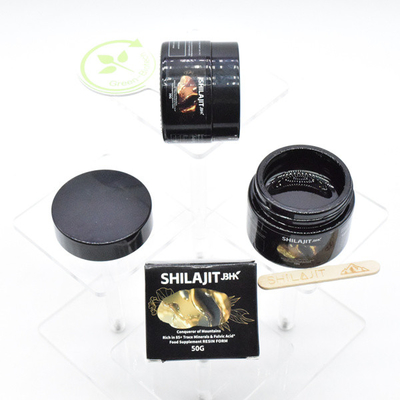Shilajit organik resin Himalaya murni Shilajit suplemen asam fulvic Cairan 50%
