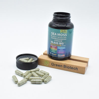 Label pribadi OEM Hot Sale Himalaya Sea Moss Kapsul Kapsul Sea Moss