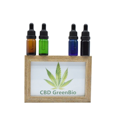 Golden 10ml CBD Minyak Spektrum Penuh 5% -30% Membantu Perawatan Kesehatan Tidur