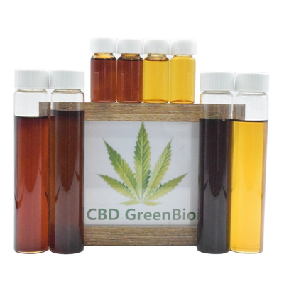 Golden 10ml CBD Minyak Spektrum Penuh 5% -30% Membantu Perawatan Kesehatan Tidur