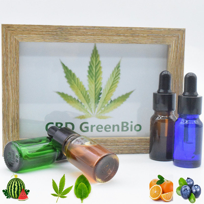 Mengkonsumsi Minyak Spektrum Penuh CBD Mentah Secara Oral Rasa Sakit Pelepasan Bahan Baku CBD