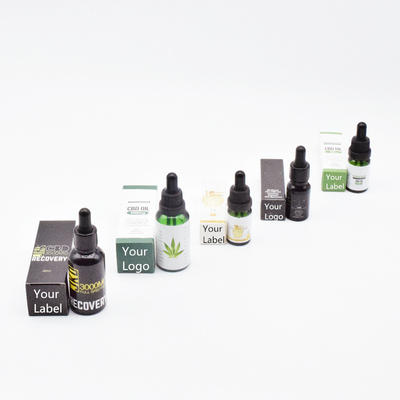 OEM ODM Spektrum Luas Minyak CBD THC Gratis Untuk Perawatan Sehat 500mg 1000mg