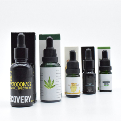 OEM ODM Spektrum Luas Minyak CBD THC Gratis Untuk Perawatan Sehat 500mg 1000mg