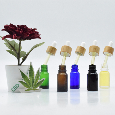 Sativa Leaf Flower CBD Tincture Oil Pain Control 10ml 20ml Hitam Botol Kaca Penetes Minyak CBD