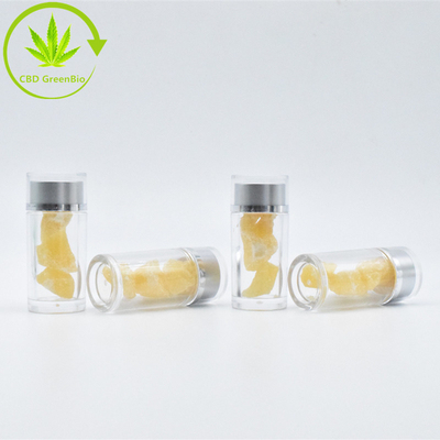 Tanaman Rami Diekstraksi CBD Isolate Wax 80% 95% Untuk Mengoleskan Merokok