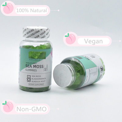 Perawatan Kulit Organik Sea Moss Gummy Detox Penurunan Berat Badan Kelas Premium