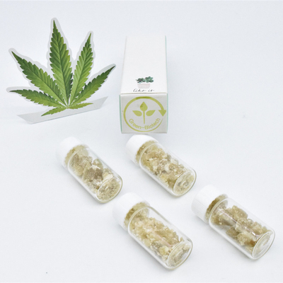 Botol Kaca Pure Cbd Crumble Organic  Wax Mengurangi Stres