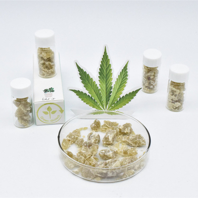 Botol Kaca Pure Cbd Crumble Organic  Wax Mengurangi Stres