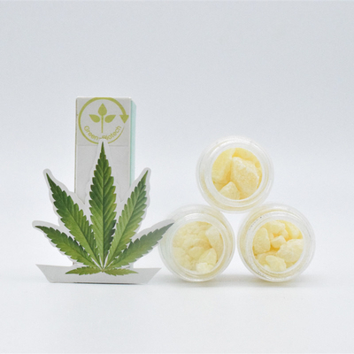 Kemurnian Tinggi CBD Wax Crumble CBD Bahan Baku Menghilangkan Rasa Sakit