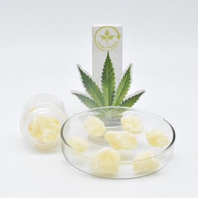 Kemurnian Tinggi CBD Wax Crumble CBD Bahan Baku Menghilangkan Rasa Sakit