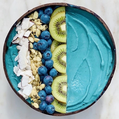 Blue Spirulina Pewarna Makanan Alami E18 0.1g 0.5g 1g Per 1000ml