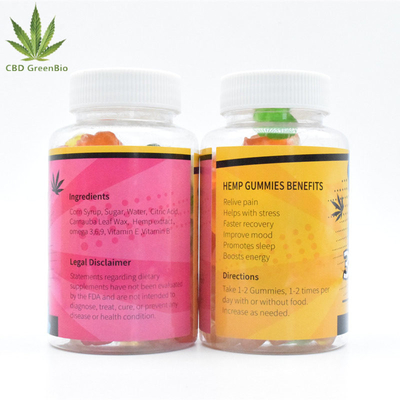 Perawatan Kesehatan Spektrum Penuh CBD Gummy Chewy Meningkatkan Mood